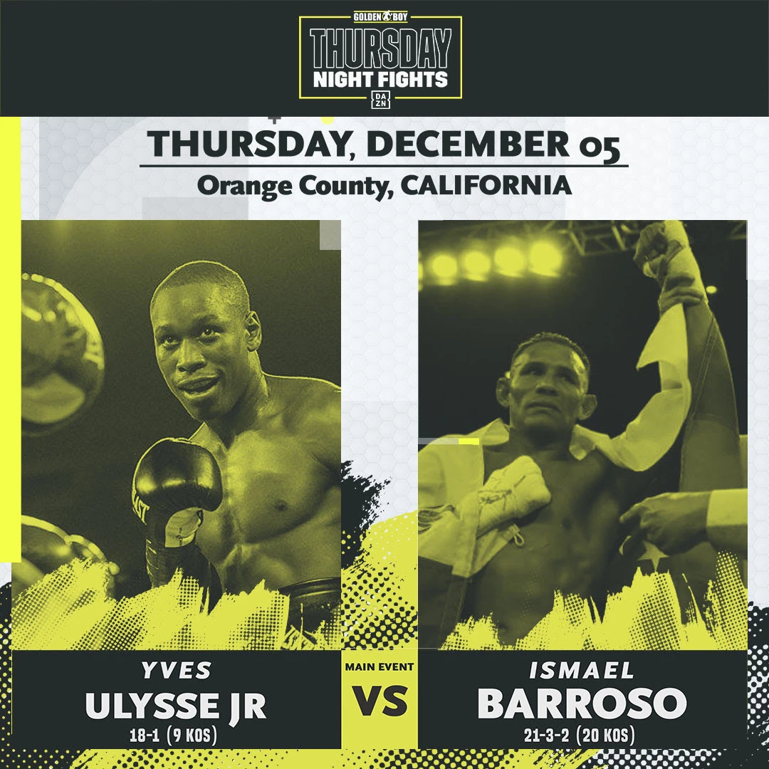 Yves Ulysse de retour contre Ismael Barroso